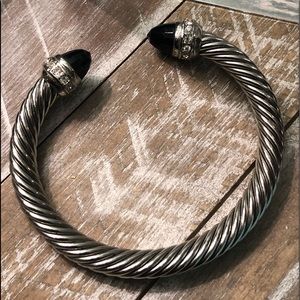 Silver cuff bracelet